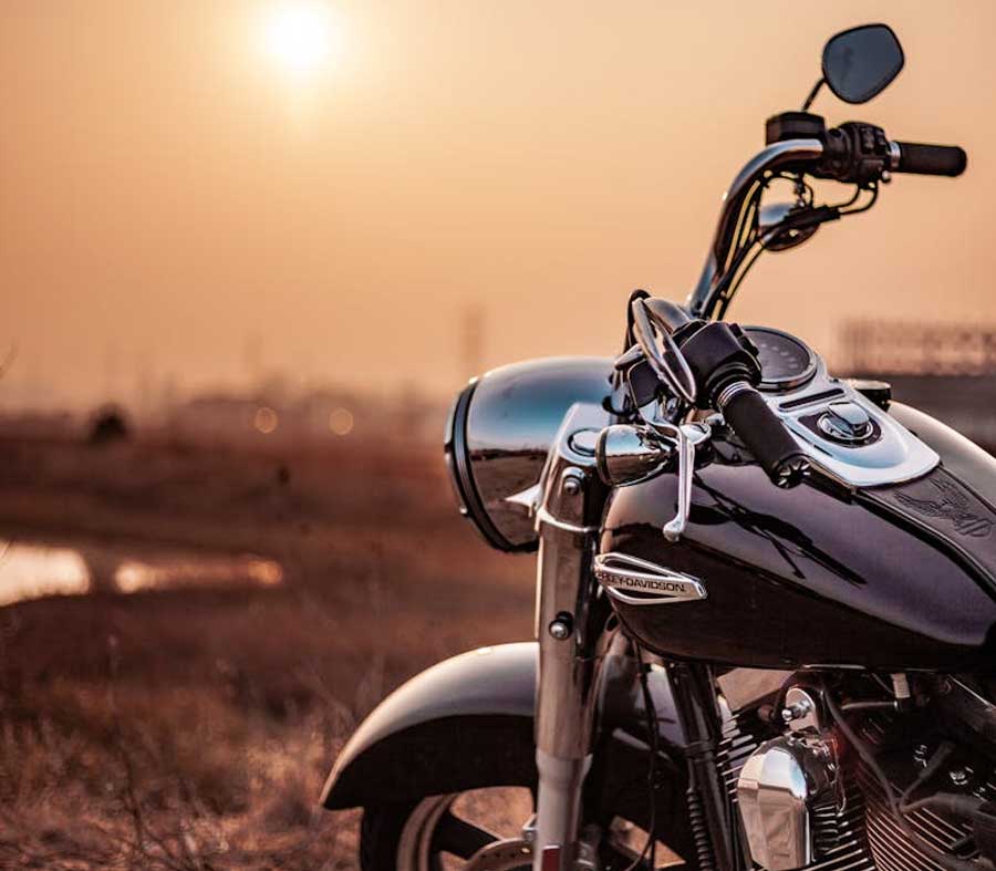 motorcycle outside